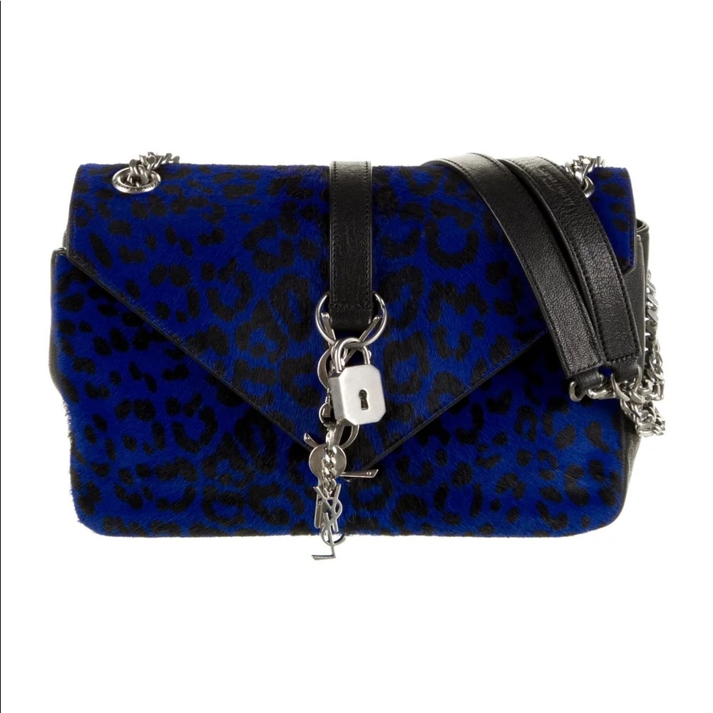 YVES SAINT LAURENT Ponyhair Baby Punk Chain Bag